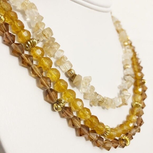 Birch Hill Layered Beaded Necklace NWT - Picture 1 of 6